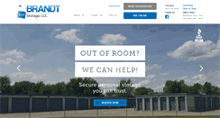 Desktop Screenshot of brandtselfstorage.com